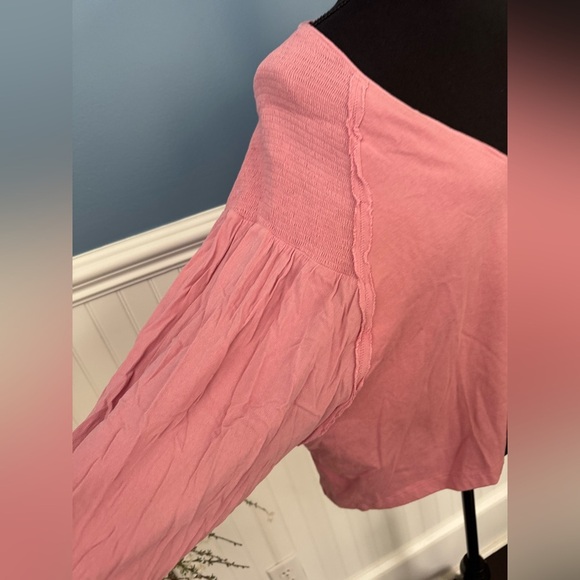 NWT Free People Kathy Tee ~ Rose Blush ~ Medium ~ NEW! - Picture 6 of 13